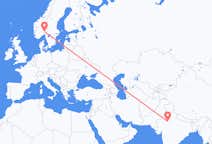Flyg från Jaipur, Indien till Oslo, Norge