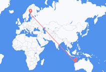 Flyreiser fra Karratha, Australia til Vasa, Finland