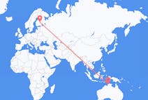 Flyrejser fra Darwin, Australien til Kuopio, Finland