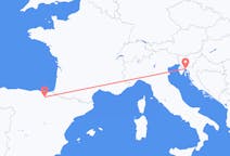 Flyrejser fra Vitoria, Spanien til Rijeka, Kroatien