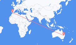 Vols de Moree, Australie à Xérès, Espagne