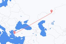 Fly fra Orsk til Izmir
