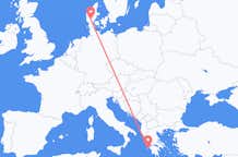 Flyrejser fra Zakynthos Island til Billund