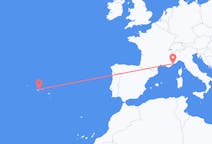 Flights from Nice, France to São Jorge Island, Portugal