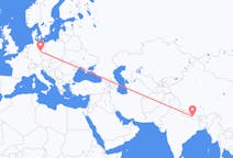 Flyreiser fra Katmandu, til Leipzig