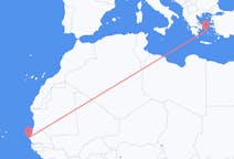 Flights from Dakar, Senegal to Syros, Greece