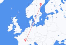 Flights from Kramfors Municipality, Sweden to Lyon, France