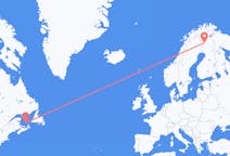 Flyrejser fra Les Îles-de-la-Madeleine, Quebec, Canada til Kolari, Finland