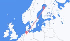 Flyg från Karleby, Finland till Bremen, Tyskland