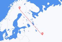Fly fra Nizjnij Novgorod til Pajala