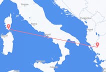 Vluchten van Figari, Frankrijk naar Ioannina, Griekenland