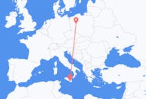 Flyreiser fra Comiso, Italia til Poznan, Polen