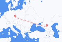 Vluchten van Praag, Tsjechië naar Mineralnye Vody, Rusland