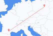 出发地 法国出发地 卡斯特尔目的地 波兰华沙的航班