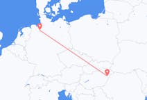 Vluchten van Debrecen, Hongarije naar Bremen, Duitsland