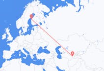 Flights from Qarshi, Uzbekistan to Vaasa, Finland