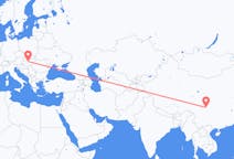 Flyreiser fra Chengdu, til Budapest