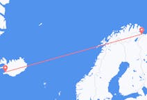 Flyg från Kirkenes, Norge till Reykjavík, Island