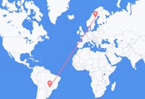 Flights from Três Lagoas, Brazil to Lycksele, Sweden