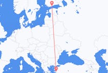 Flyrejser fra Helsinki til Izmir