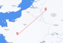 Vluchten van Keulen, Duitsland naar Tours, Frankrijk