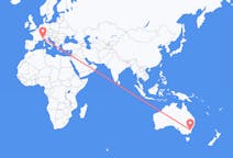 Flyrejser fra Canberra, Australien til Torino, Italien