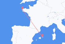 Vols depuis la ville de Brest vers la ville de Minorque