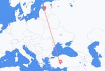 เที่ยวบิน จาก คอนยา, ตุรกี ไปยัง Riga, ลัตเวีย