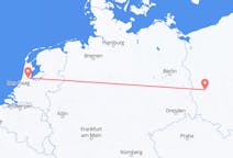 Fly fra Amsterdam til Zielona Góra