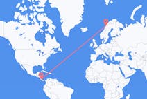 Flyreiser fra San José, Costa Rica til Bodø, Norge