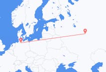 Fly fra Nizjnij Novgorod til Hamborg