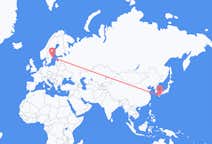 Flyreiser fra Miyazaki, Japan til Stockholm, Sverige