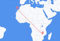Flyreiser fra Tete, Mosambik til Lanzarote, Spania
