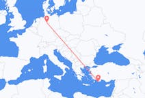 Flyg från Kastellorizo, Grekland till Hannover, Tyskland