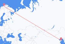 Flyg från Yantai, Kina till Alta, Norge