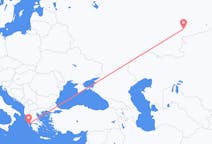 Fly fra Tsjeljabinsk til Cephalonia