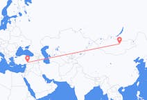 Flights from Ulaanbaatar, Mongolia to Kahramanmaraş, Turkey