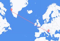 出发地 克罗地亚出发地 斯普利特目的地 格陵兰瑪尼特索克的航班