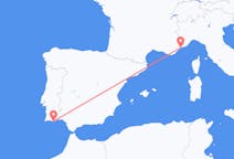 Flyreiser fra Faro-distriktet, Portugal til Nice, Frankrike