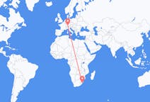 Flyg från Durban, Sydafrika till Friedrichshafen, Tyskland