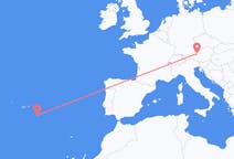 Flights from Santa Maria Island, Portugal to Salzburg, Austria