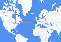 Flyg från Toronto, Kanada till Kiev, Ukraina