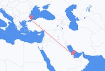 Flüge von Doha, Katar nach Istanbul, die Türkei