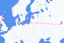 Fly fra Uljanovsk til Edinburgh