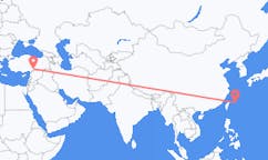 Flyreiser fra Miyakojima, Japan til Gaziantep, Tyrkia
