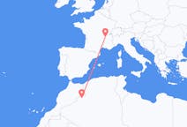 Flyg från Béchar, Algeriet till Lyon, Frankrike