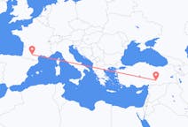 Flights from Adıyaman, Turkey to Toulouse, France