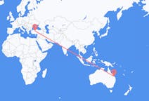 Flyrejser fra Gladstone, Australien til Ankara, Tyrkiet