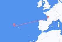 Flights from Corvo Island, Portugal to Bordeaux, France
