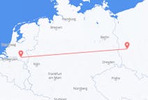 Flyg från Zielona Góra, Polen till Eindhoven, Nederländerna